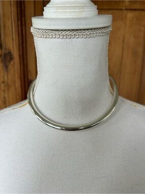 Vintage AFR Sterling Silver Collar Choker Necklace Women's Statement Jewelry